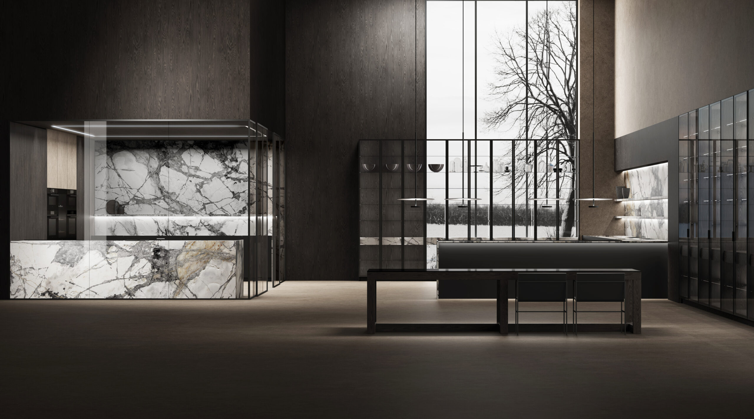 Cocina Contemporanea Roble Liath