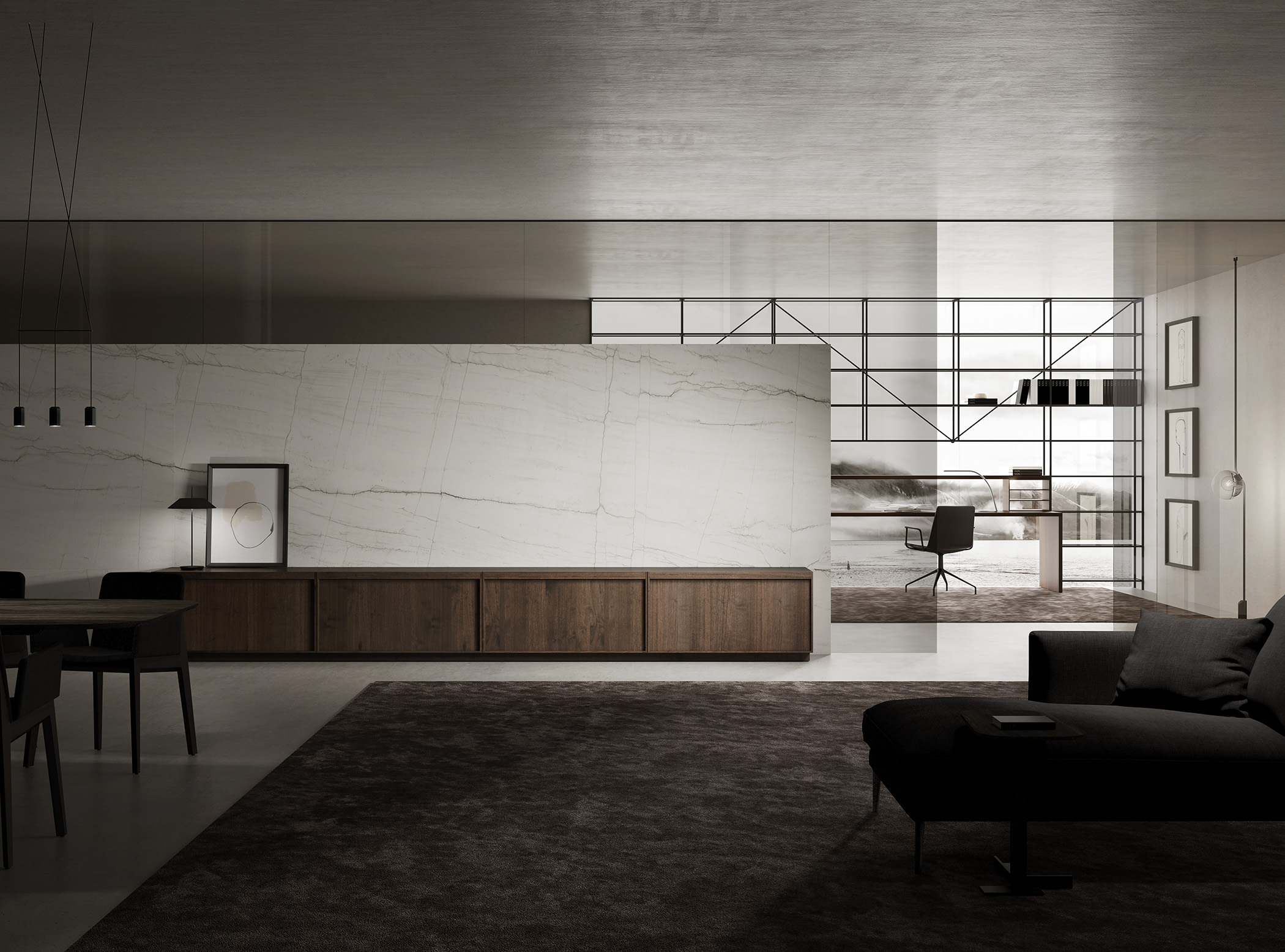 Living Melani Nogal Matige